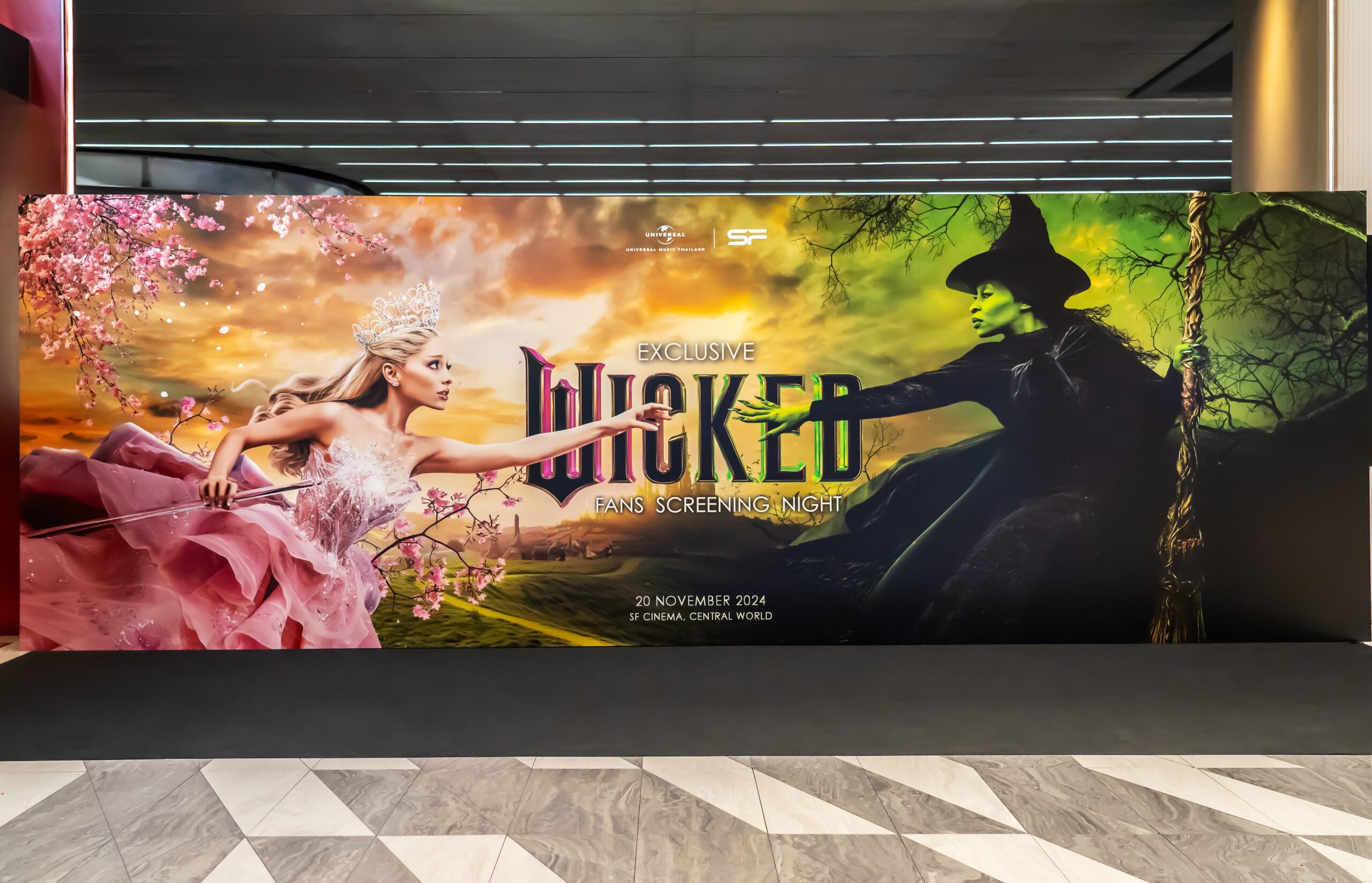 Wicked fans screening night poster, November 2024.