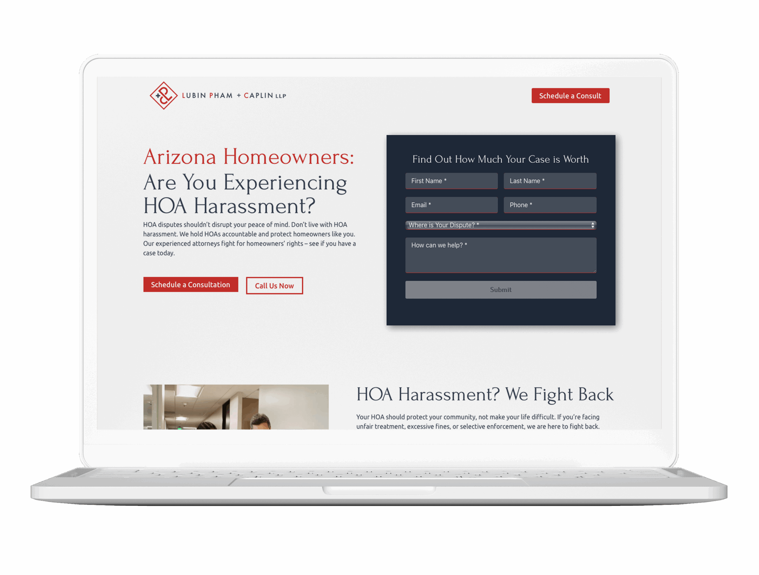 Arizona homeowners legal help for HOA harassment