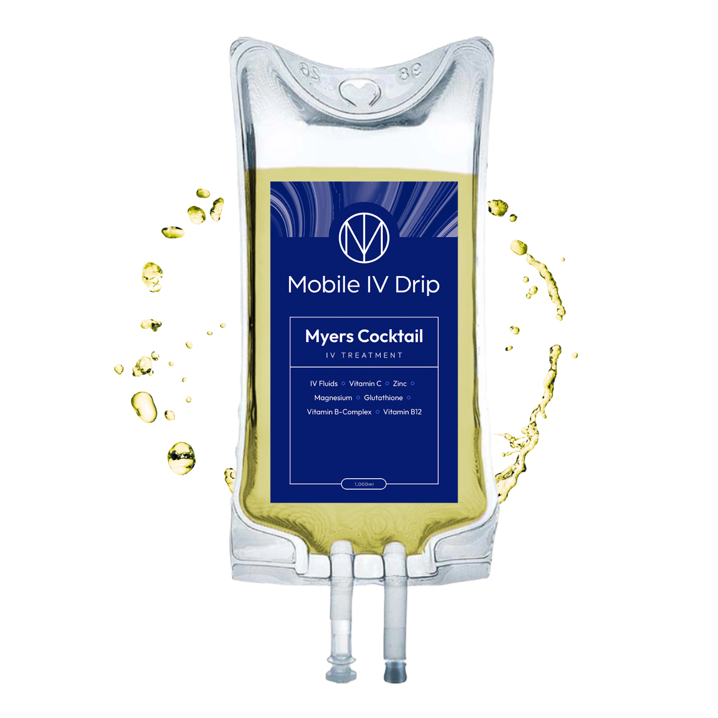 Mobile IV drip Myers Cocktail treatment