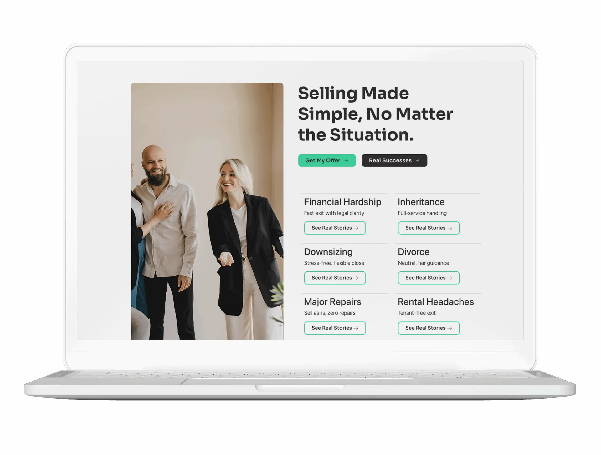 Website for simple selling solutions.
